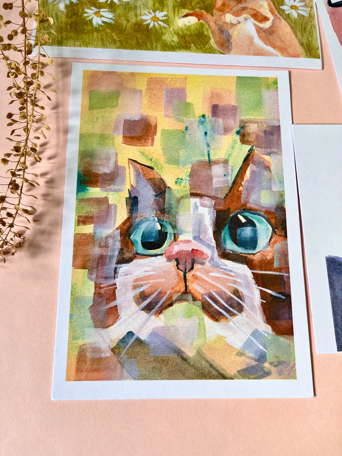 Cat Illustrations Postcards