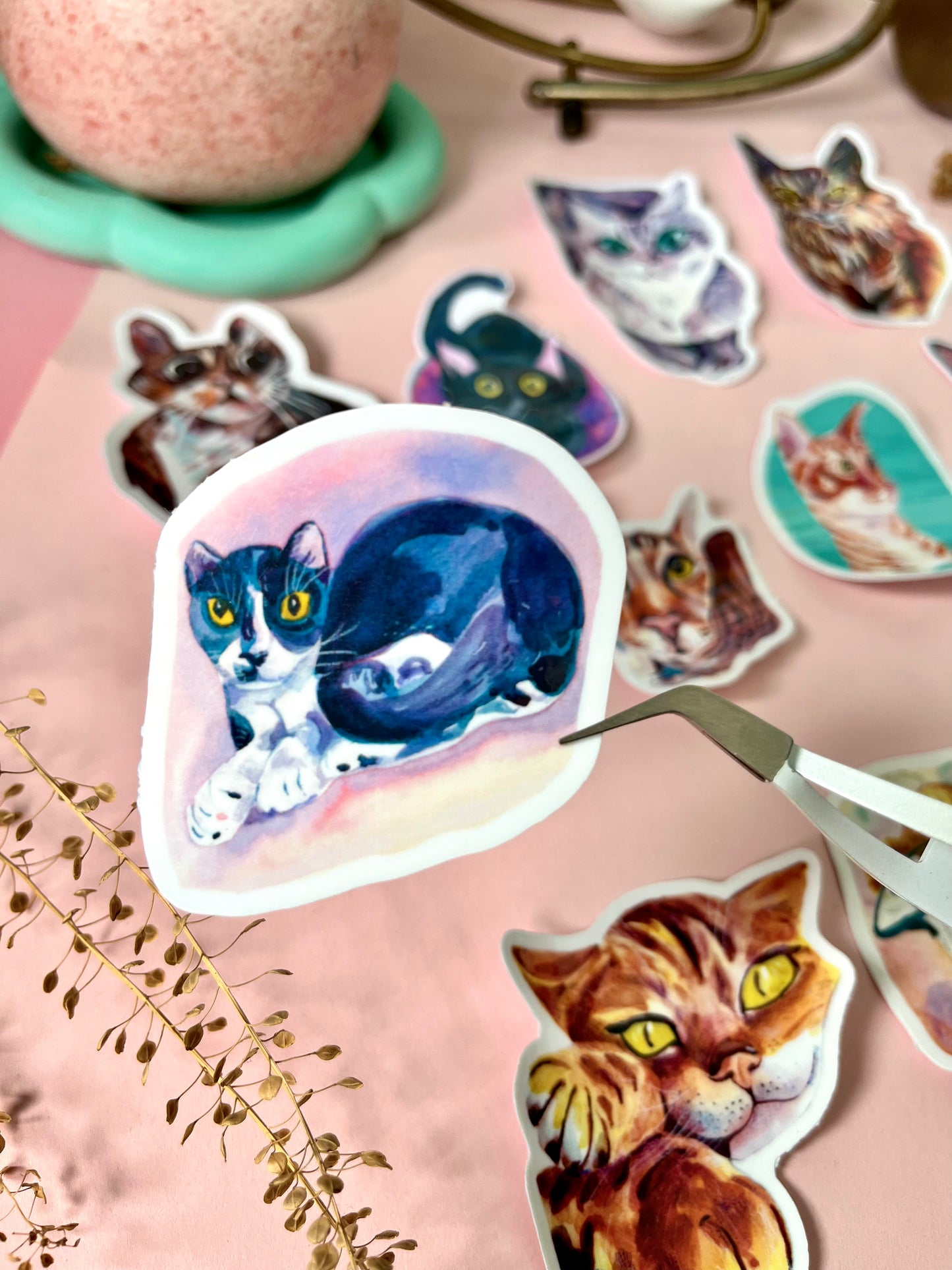 Cat Stickers (Waterproof)