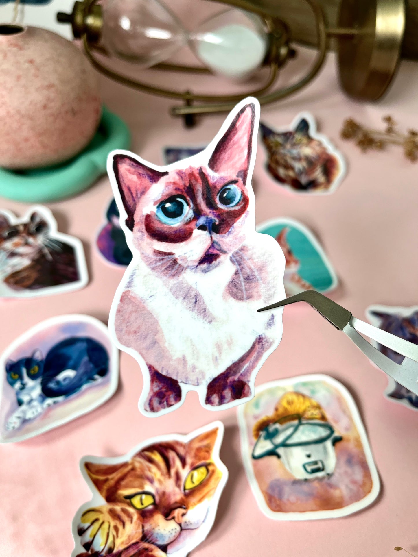 Cat Stickers (Waterproof)