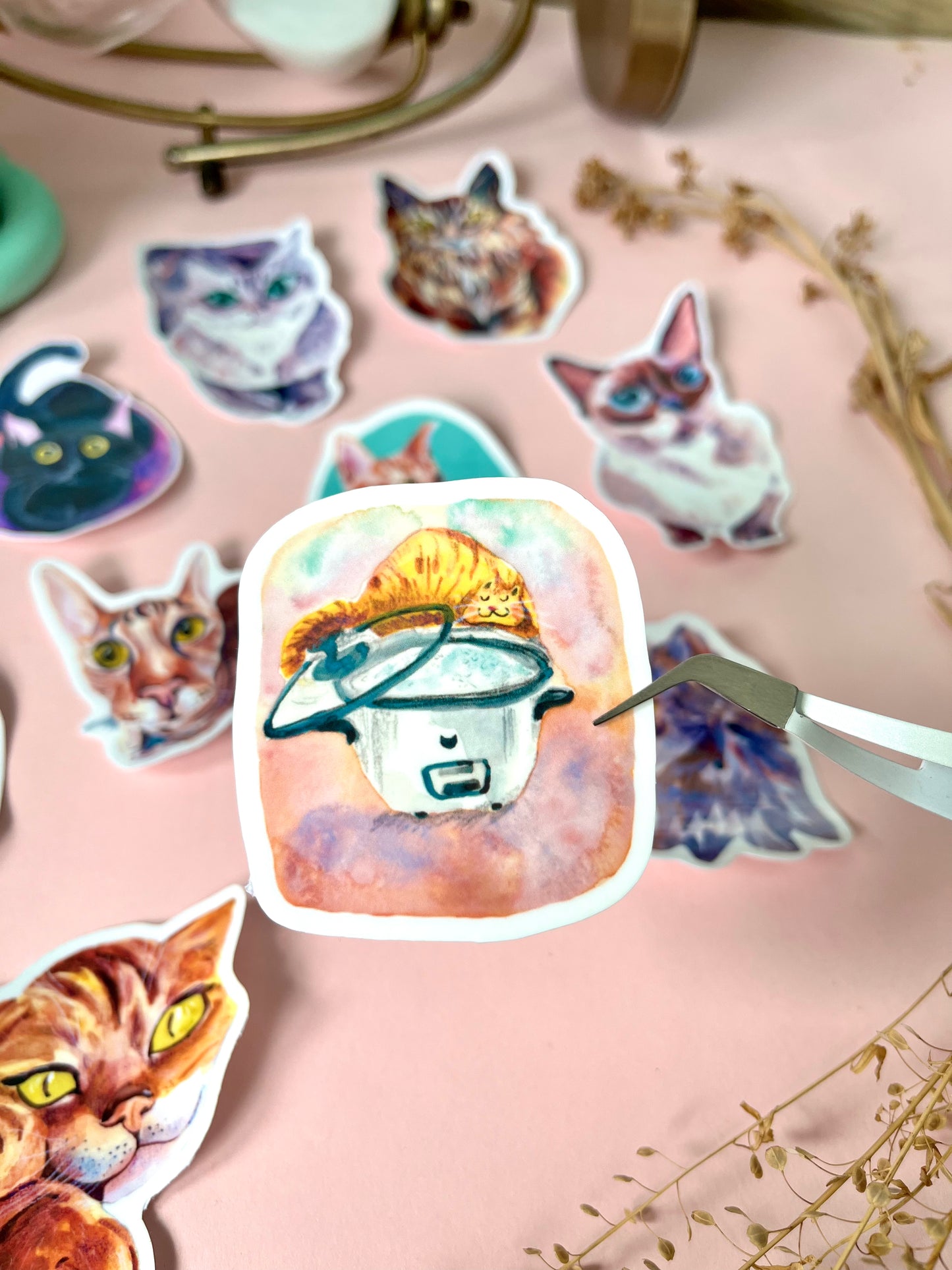 Cat Stickers (Waterproof)