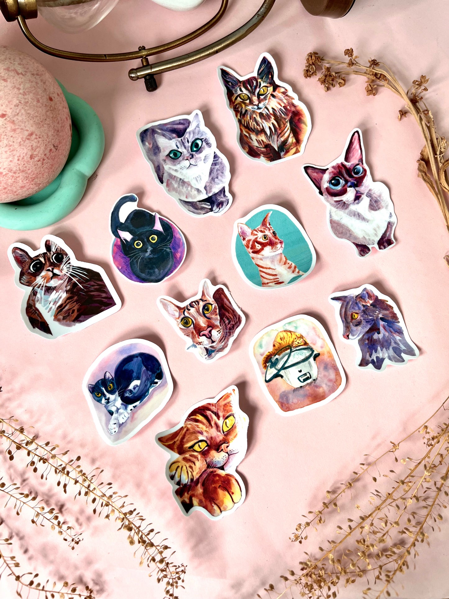 Cat Stickers (Waterproof)