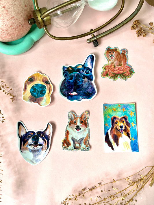 Dog Stickers (Waterproof)