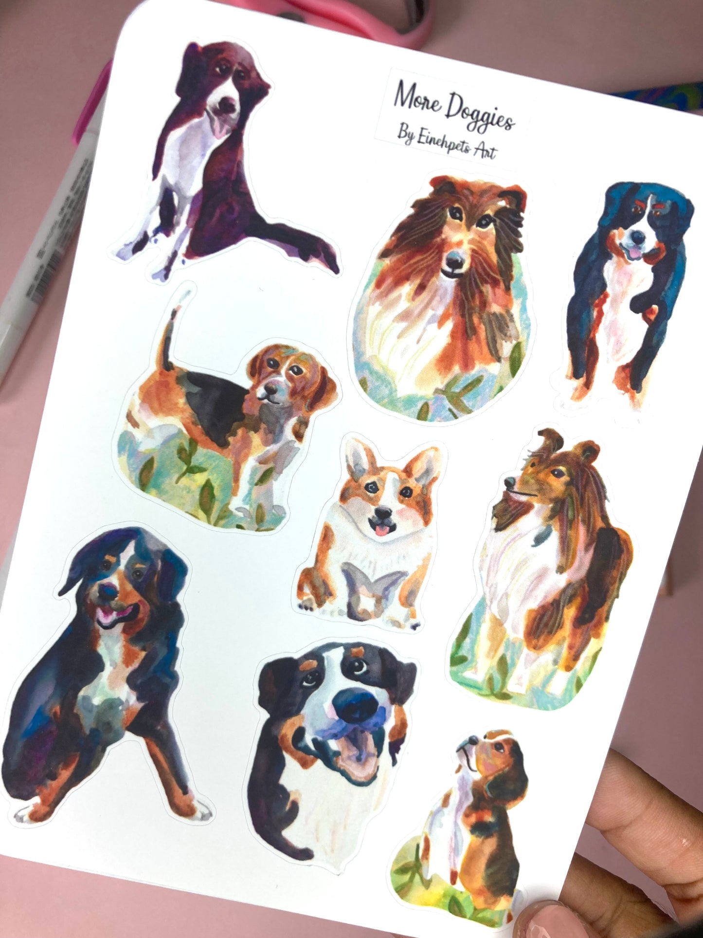 DOGGIES Sticker Sheet