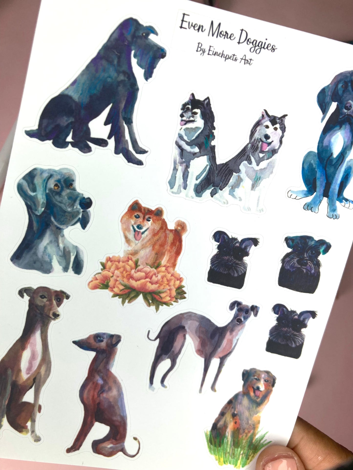 DOGGIES Sticker Sheet