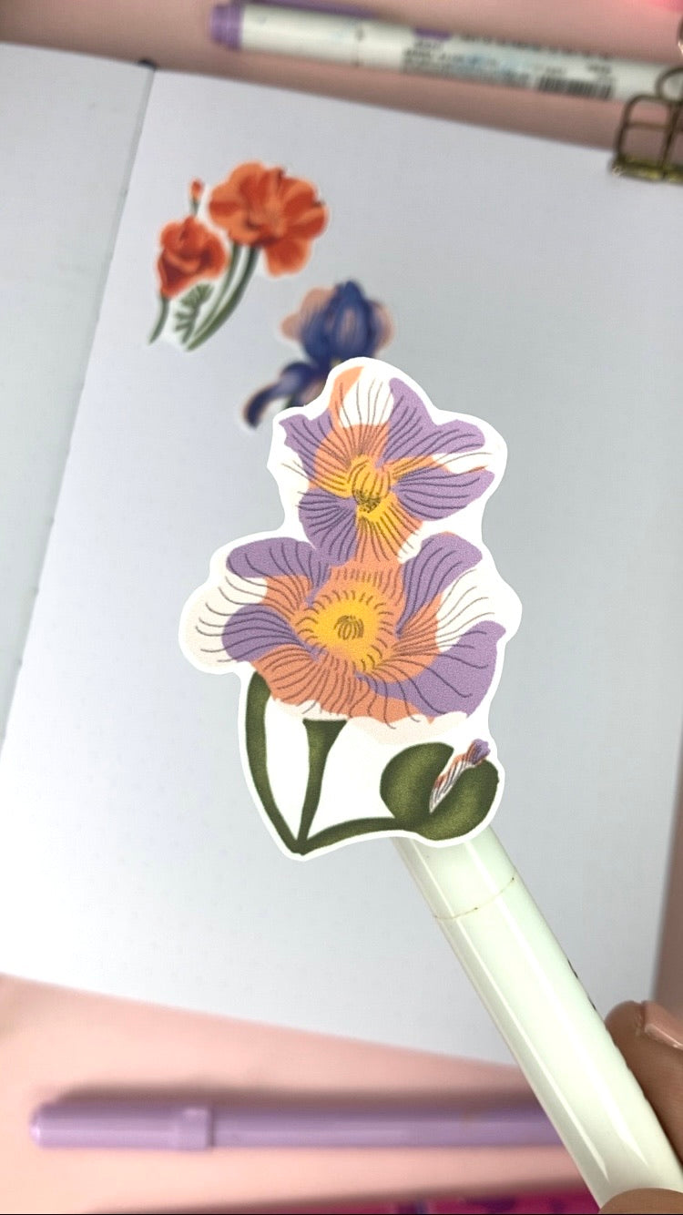 SPRING FLOWERS Sticker Sheet