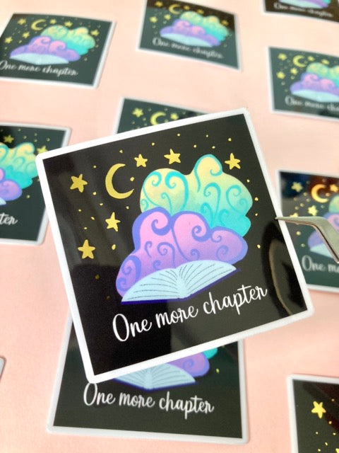 ONE MORE CHAPTER Sticker with Gold Foil